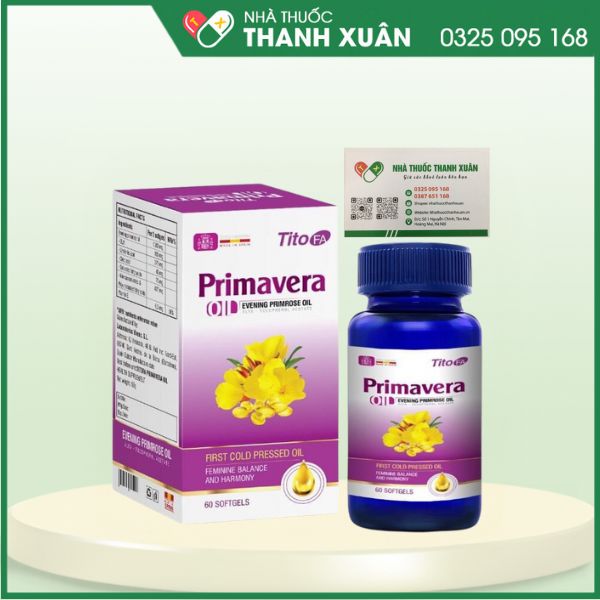 Primavera - Giúp hỗ trợ cân bằng nội tiết tố, làm đẹp da